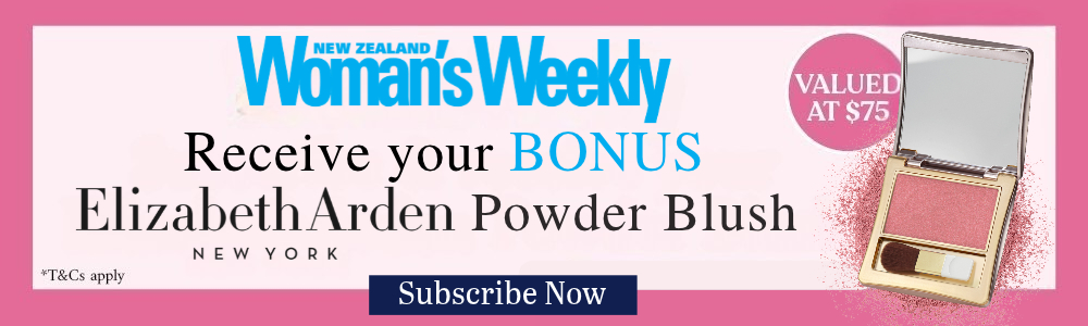 Subscribe to New Zealand Woman's Weekly & receive a bonus Elizabeth Arden Powder Blush