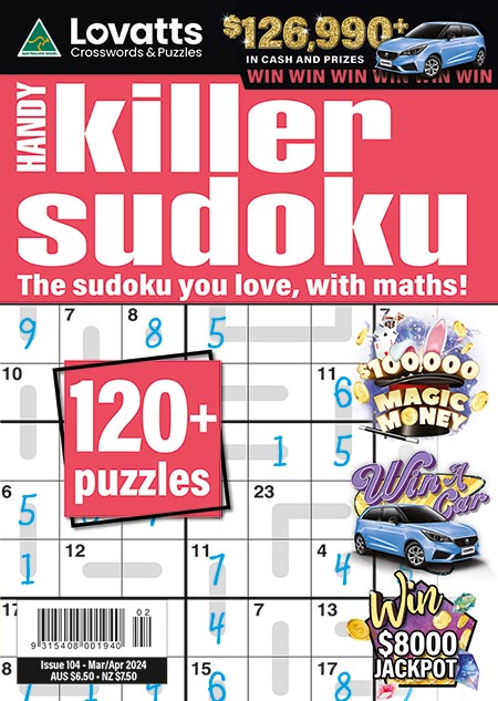 Lovatts Handy Killer Sudoku